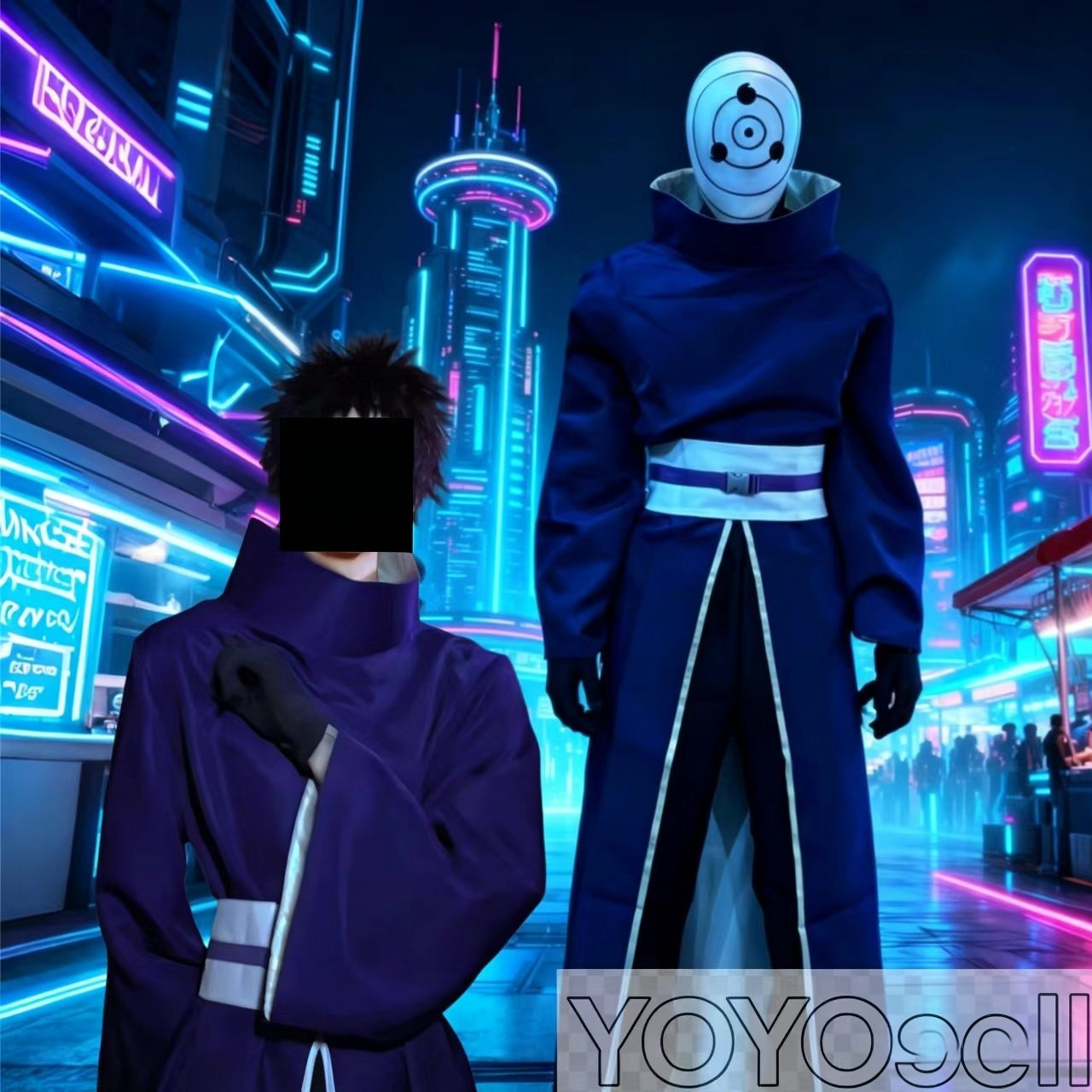 Anime Cosplay Ninja - Obito Uchiha Cosplay Kostüm Anime Ninja