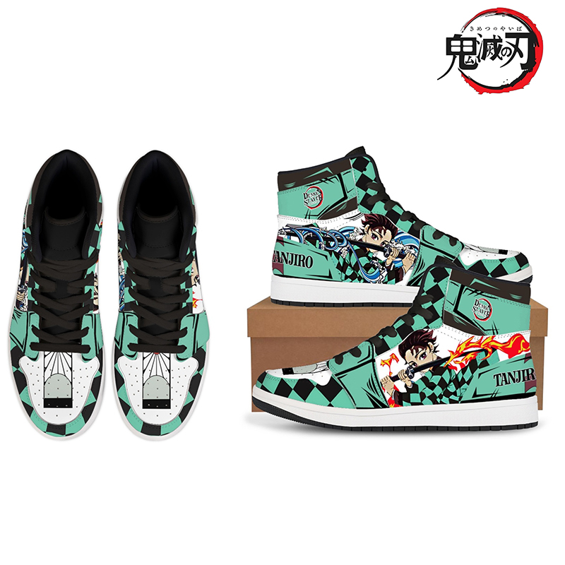 Anime Cosplay Tanjiro - Personalisierte Schuhe Demon Slayer Anime High-Top