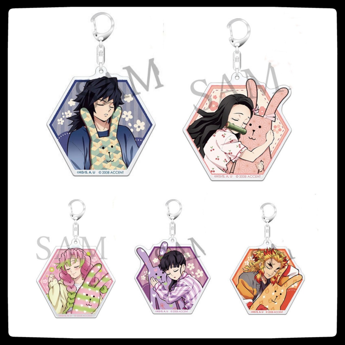 Anime Cosplay Tanjiro - Dämonentöter Acryl Schlüsselanhänger Tanjiro Immortal River