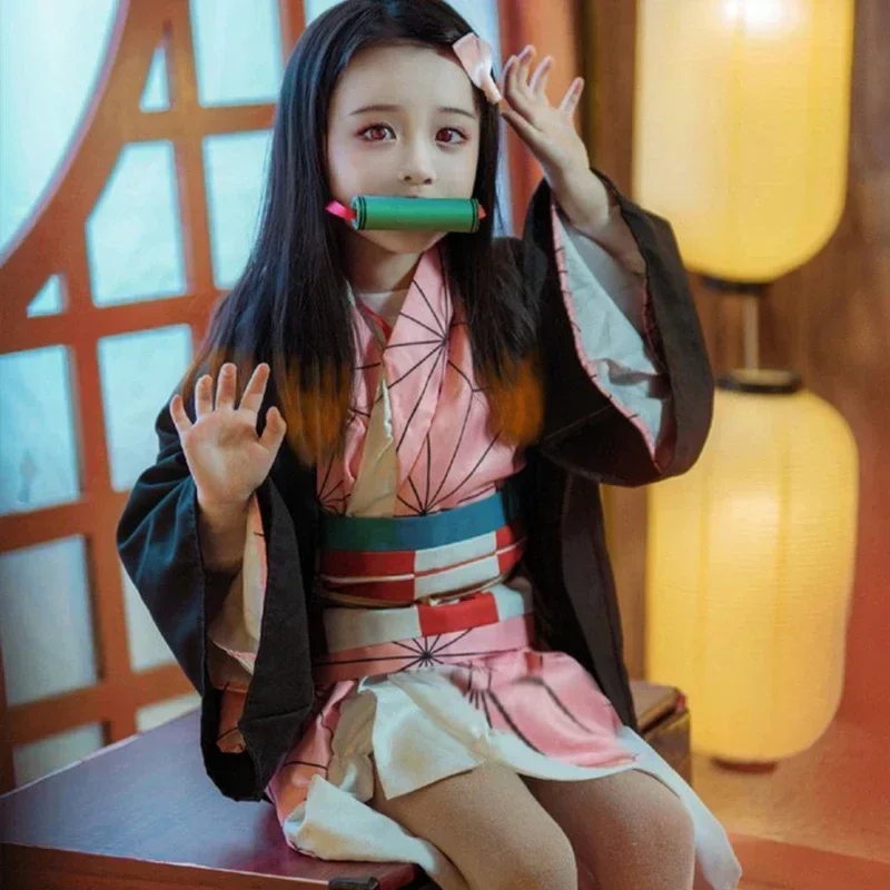 Anime Cosplay Nezuko - ❤️ ❤️ ❤️ Anime Nezuko Cosplay-Kostüm,