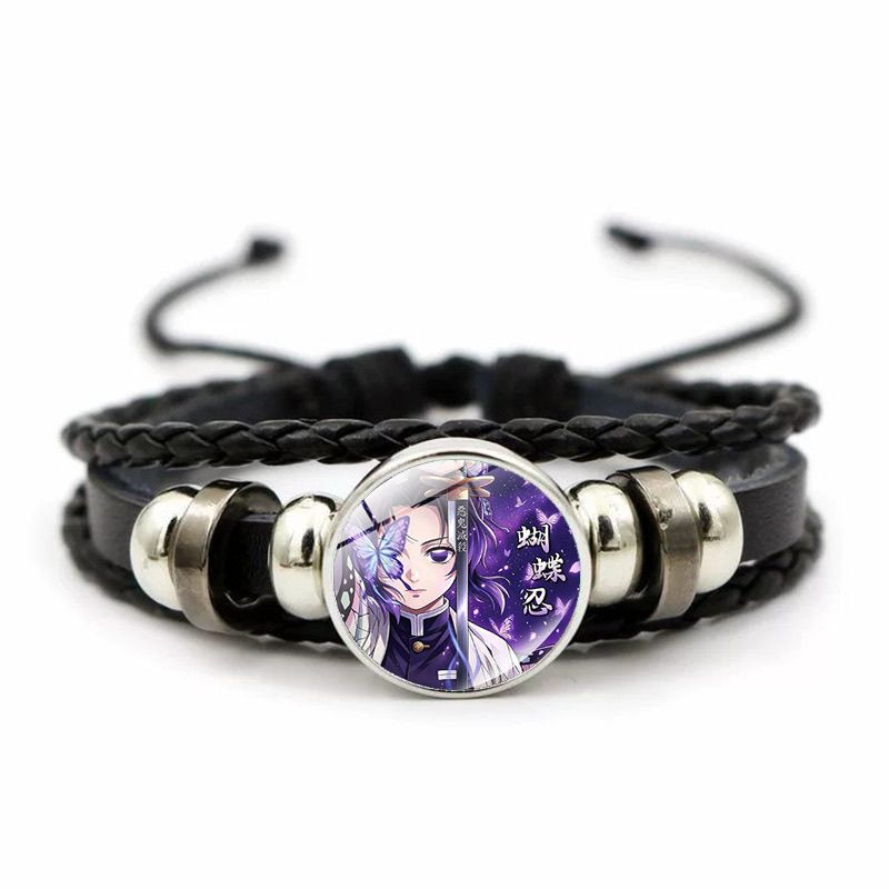Anime Cosplay Nezuko - Anime-Demon-Slayer-Armbänder im Nezuko-Tanjiro-Design, zweidimensionale personalisierte Accessoires