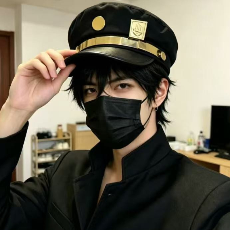 Jojo Bizarre Hat - Anime JoJo's Bizarre Adventure Kujo Jotaro