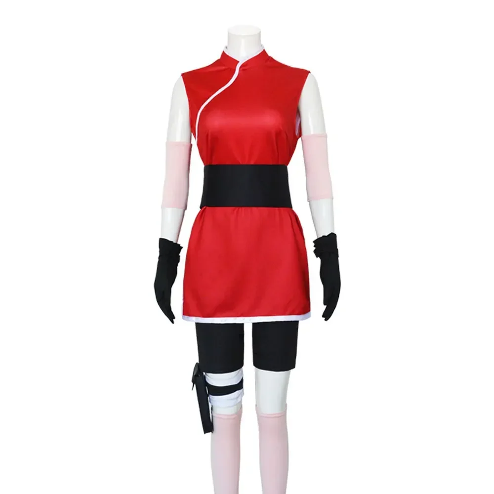 Sakura Haruno Cosplay Komplett – Anime Cosplay Ninja Bewertung und Preis