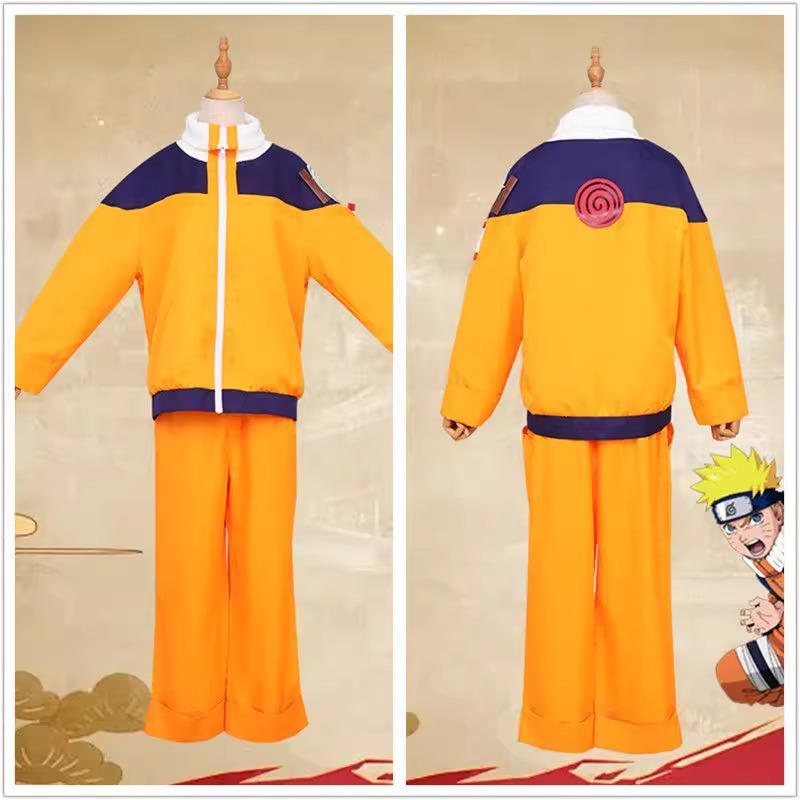 Uzumaki Cosplay Kostüm Orange  – Anime Cosplay Ninja Bewertung und Preis