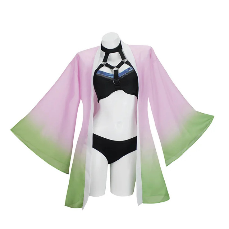 Anime Agatsuma Zenitsu Cosplay – Anime Cosplay Nezuko Bewertung und Preis
