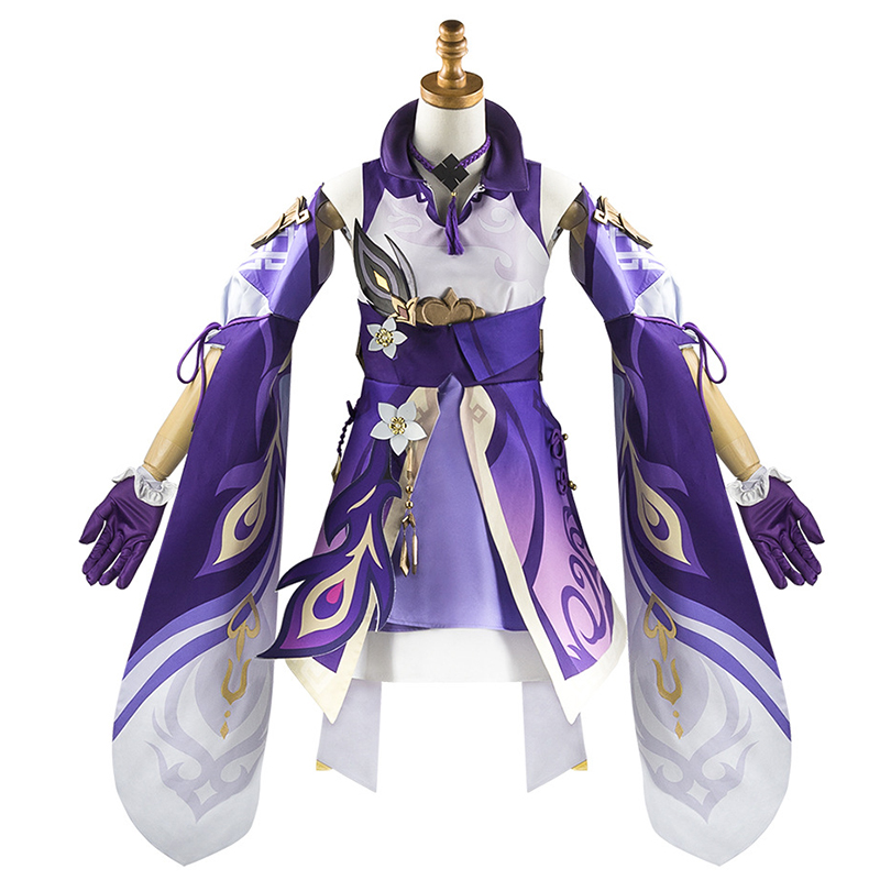 Genshin Impact Keqing Cosplay- – Anime Cosplay Jumpsuit Bewertung und Preis