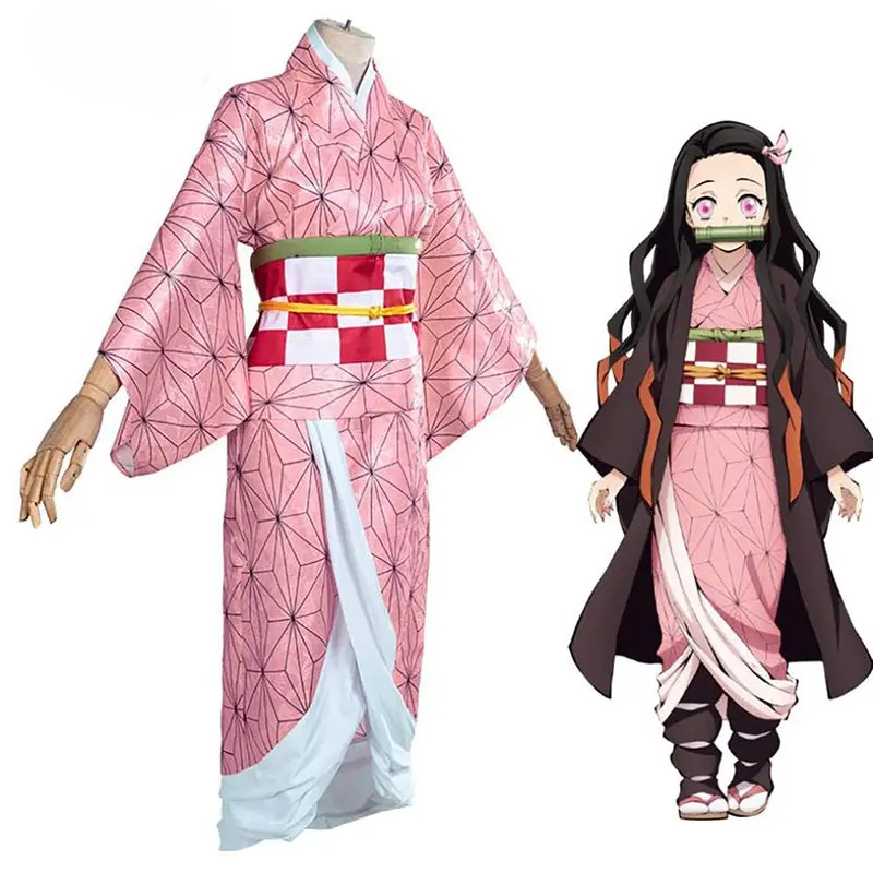Neue Halloween Cosplay Anime D – Anime Cosplay Nezuko Bewertung und Preis