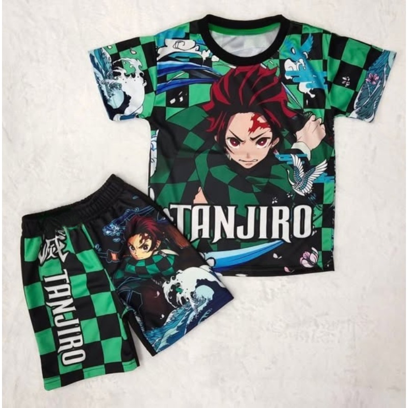 Demon Slayer Kinder-T-Shirt-Sh – Anime Cosplay Tanjiro Bewertung und Preis