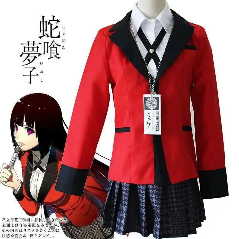 Anime Kakegurui Jabami Yumeko  – Anime Cosplay Ninja Bewertung und Preis