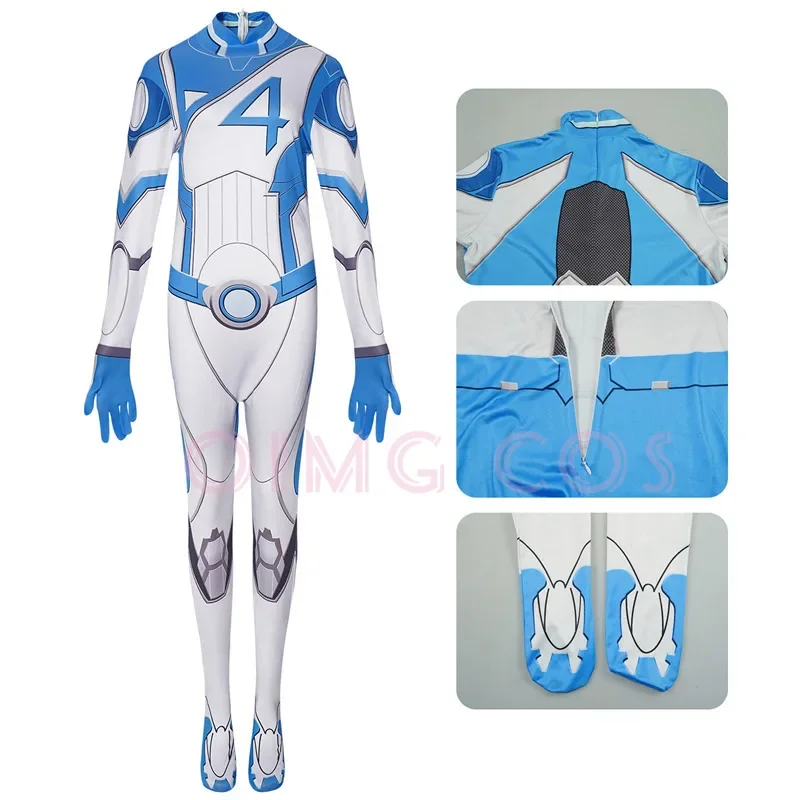 Unsichtbare Frau Psylocke Cosp – Anime Cosplay Jumpsuit Bewertung und Preis