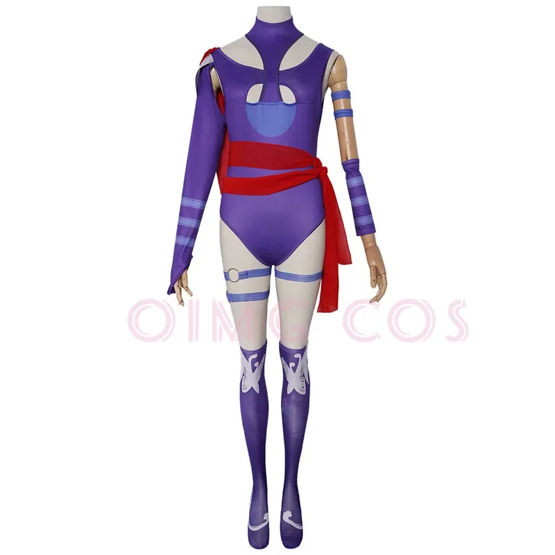 Unsichtbare Frau Psylocke Cosp – Anime Cosplay Jumpsuit Bewertung und Preis