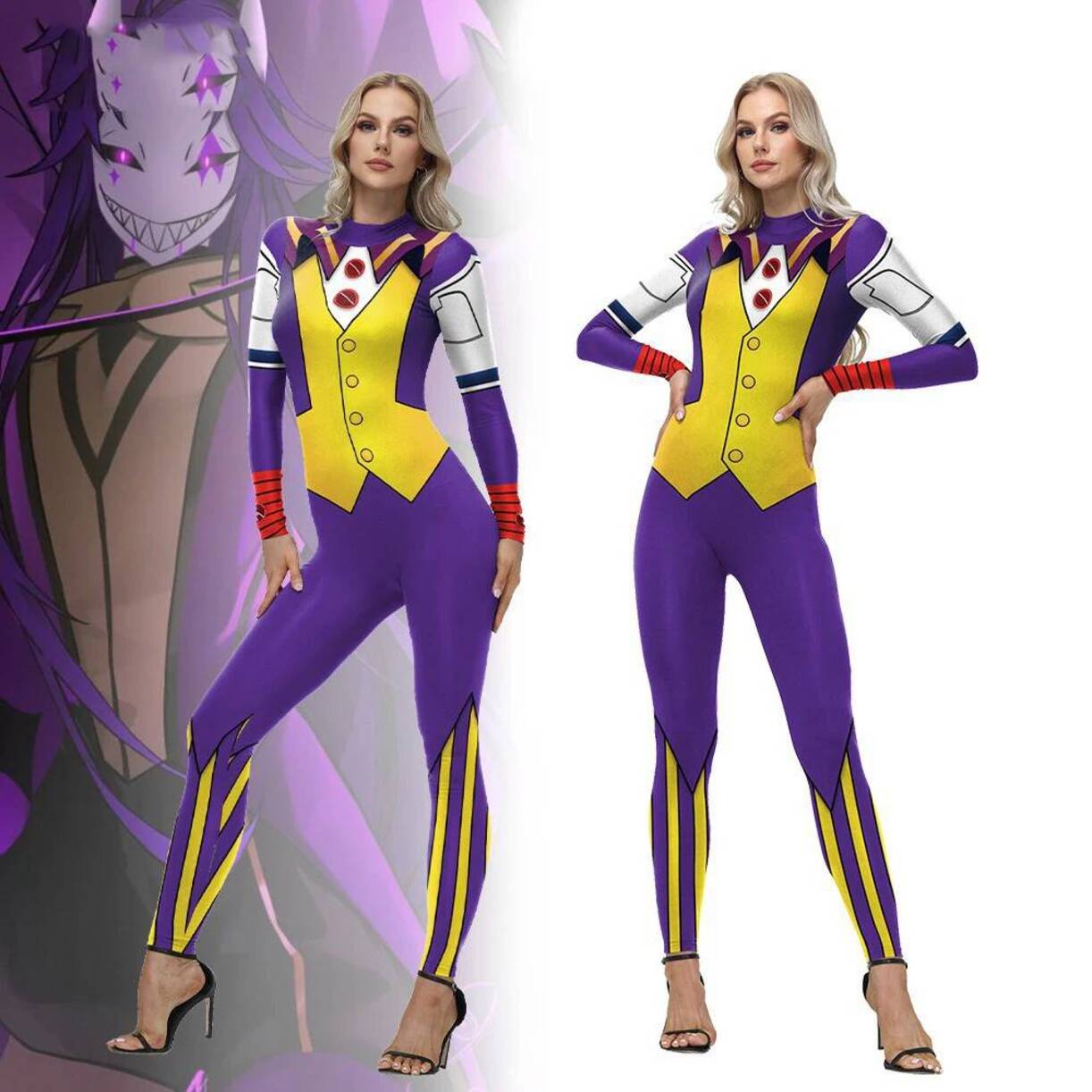 Anime ACG Damen Cosplay Pierro – Anime Cosplay Jumpsuit Bewertung und Preis