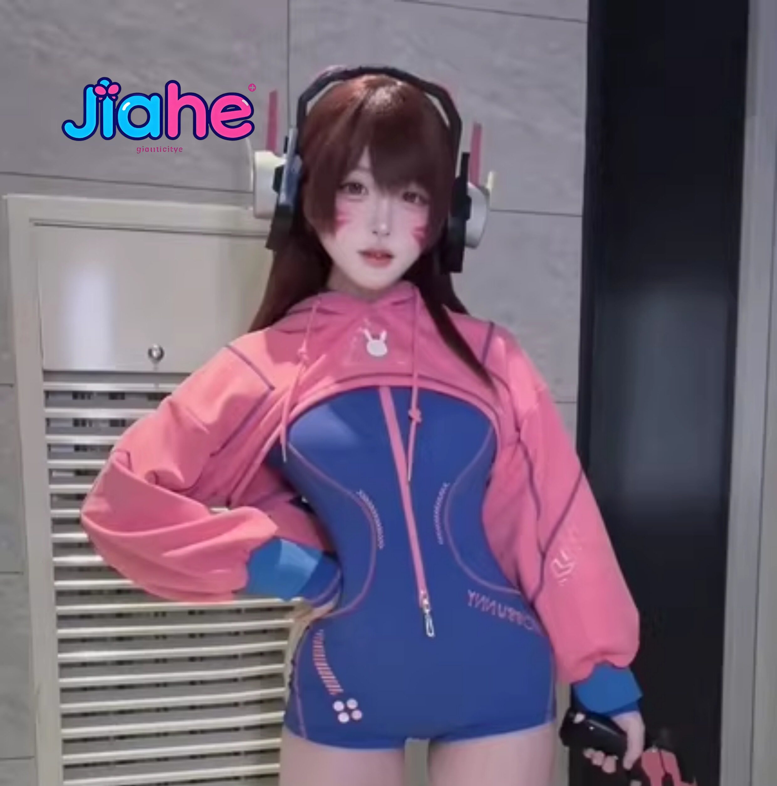 Auf Lager: D.Va Overwatch Cosp – Anime Cosplay Jumpsuit Bewertung und Preis