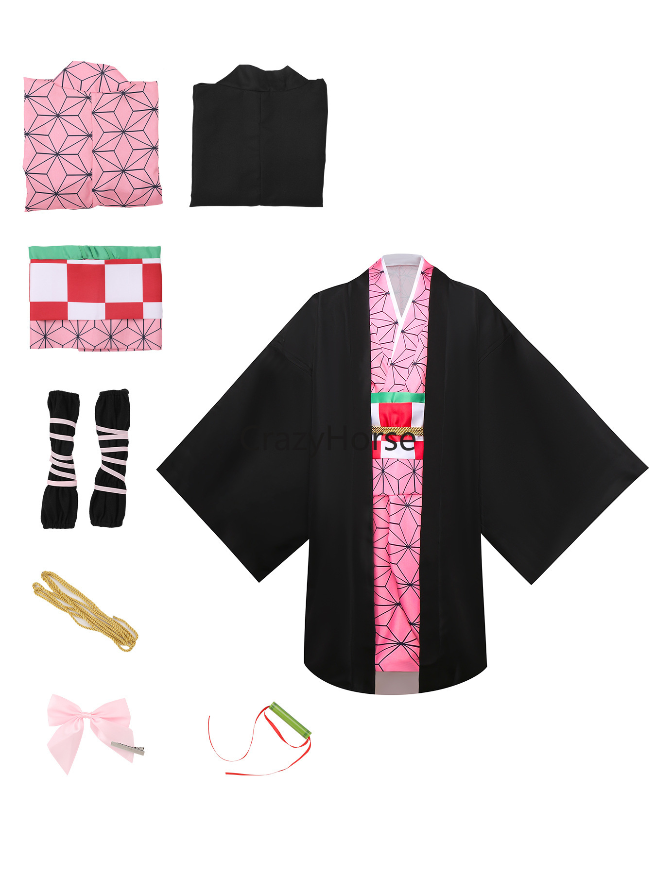 Erwachsenen-Cosplay-Kostüme vo – Anime Cosplay Nezuko Bewertung und Preis