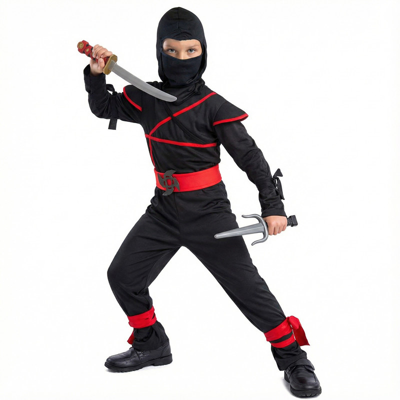 Japanisches Samurai-Kostüm für – Anime Cosplay Ninja Bewertung und Preis